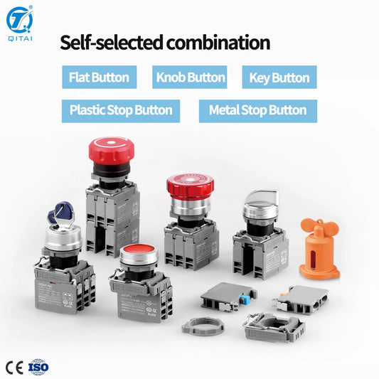 22mm push button - QITAI industrial automation components