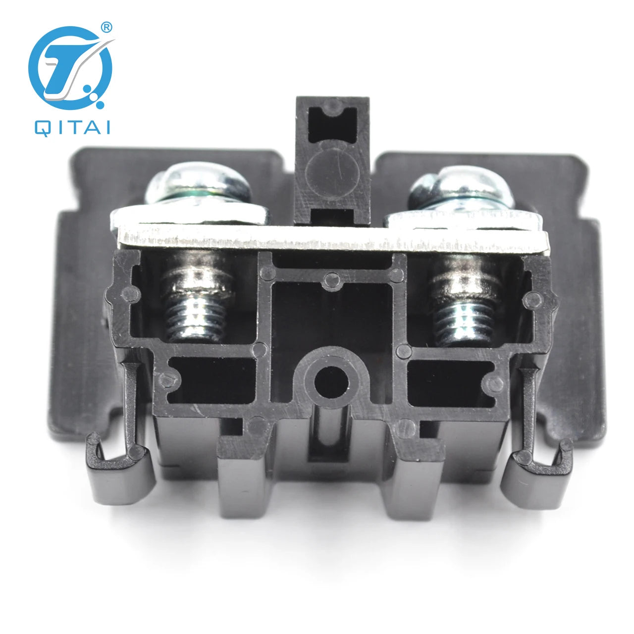 QUTD-63 IEC60947-7-1 90A High Current Fuse Terminal Block 660V DIN Rail Connector for 22mm2 Wire PA66 Brass Flame Retardant