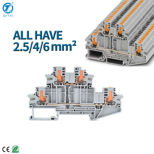 QPTV-2.5/2-2 Terminal Blocks Copper - QITAI industrial automation components