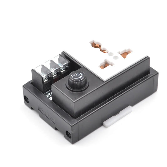 QMT071 10A Rated Current Power Socket Module Essential Plugs & Sockets Accessory With Fuse and LDE Light