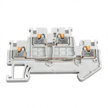 QPT-1.5/2-2 PTTB1,5/S Double-level Terminal Block 500 V 16A Spring Push in Connection 0.14 - 1.5 Mm² Din Rail Terminal Blocks